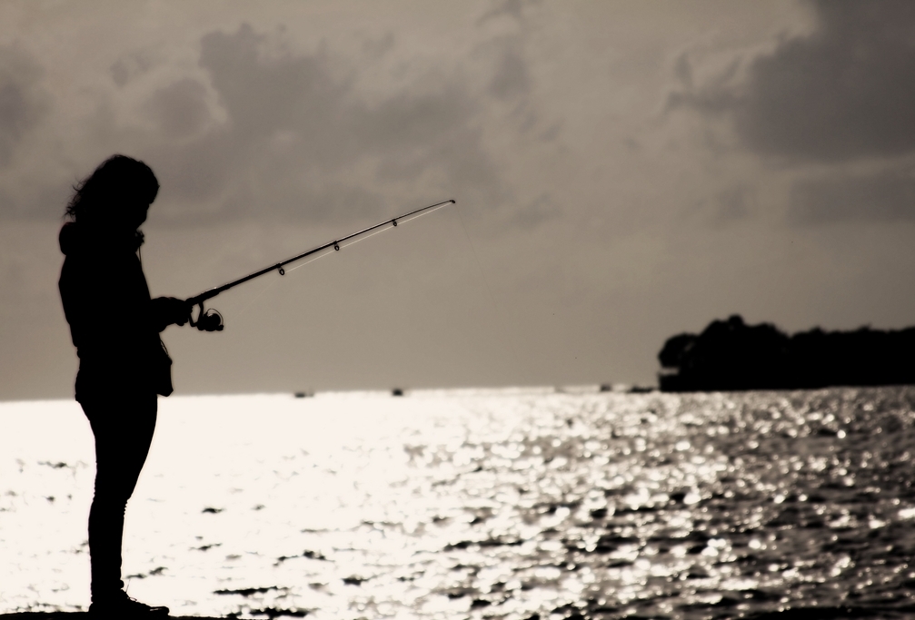 Fishing at Beach